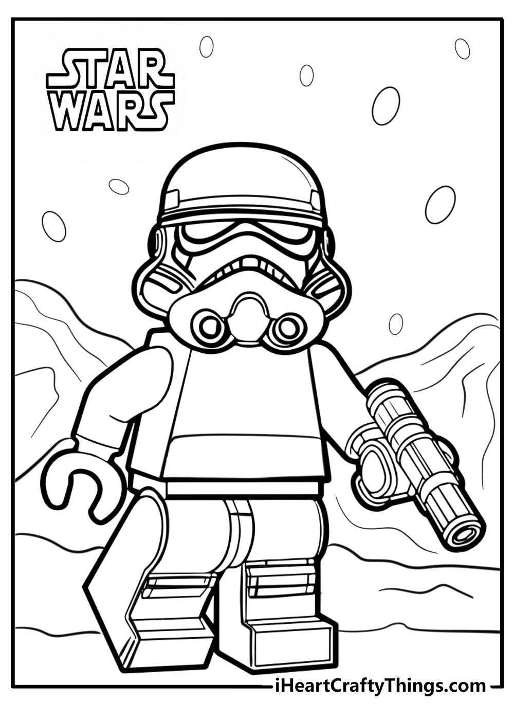 LEGO Star Wars Coloring Book - 30 pages – I Heart Crafty Things