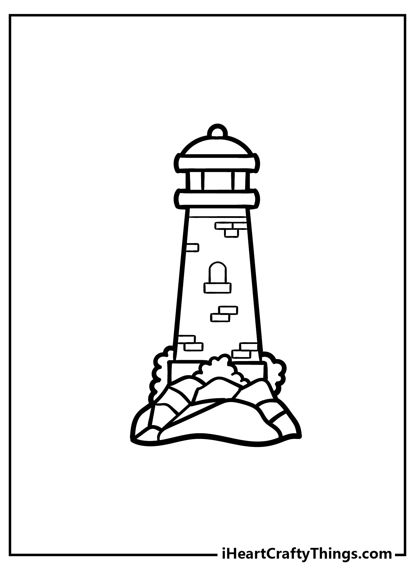 Lighthouse Coloring Book - 15 pages