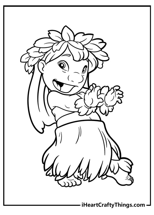 Lilo & Stitch Coloring Book - 30 pages