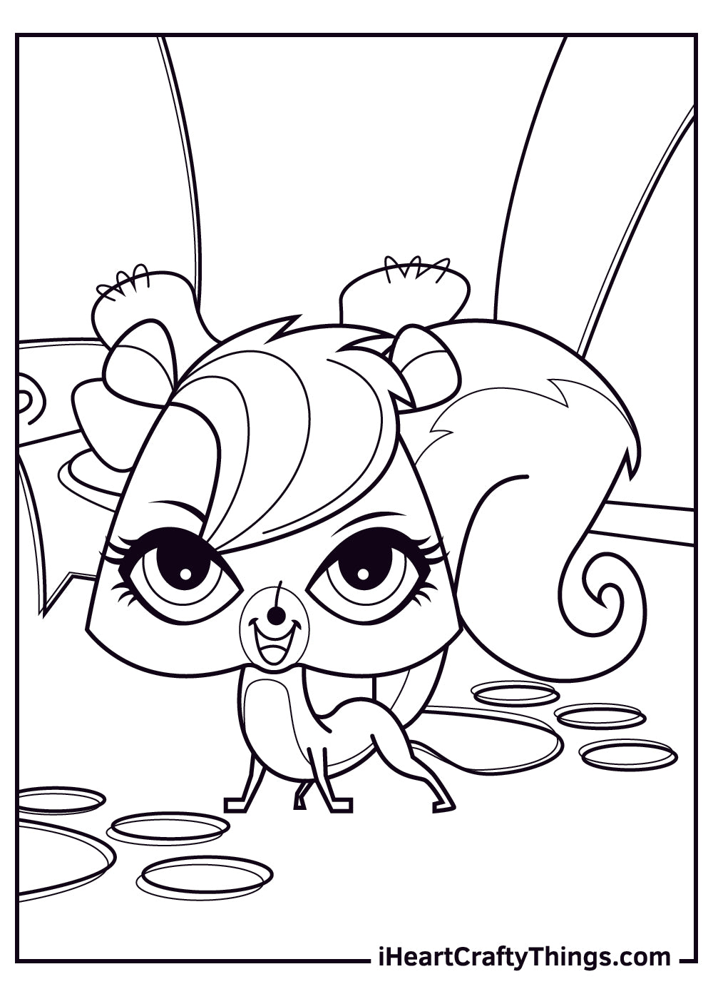 Littlest Pet Shop Coloring Book - 15 pages