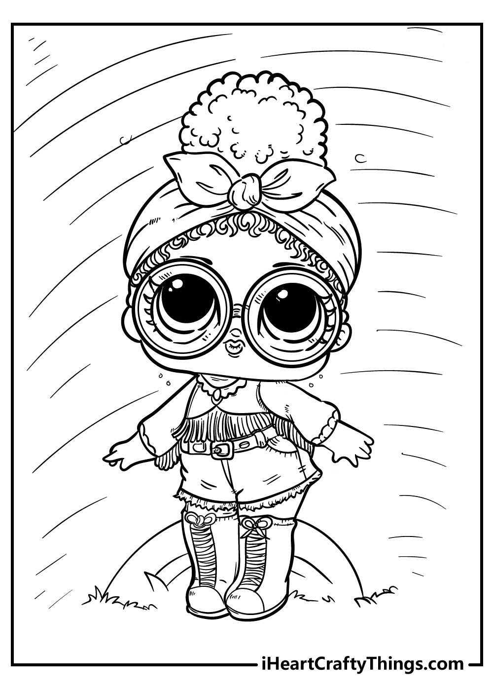 LOL Doll Coloring Book - 30 pages