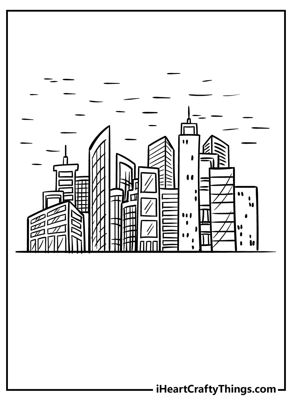 Metropolis Coloring Book - 15 pages – I Heart Crafty Things