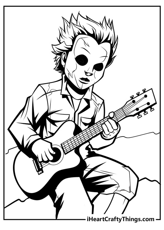 Michael Myers Coloring Book - 15 pages