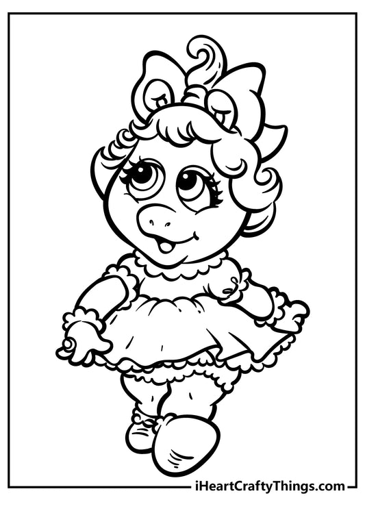 Muppet Babies Coloring Book - 20 pages