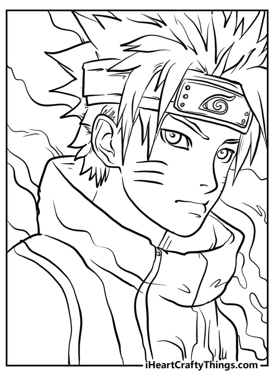 Naruto Coloring Book - 15 pages