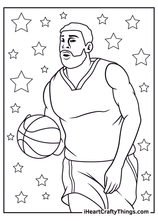 NBA Coloring Book - 15 pages