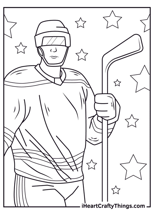 NHL Coloring Book - 15 pages