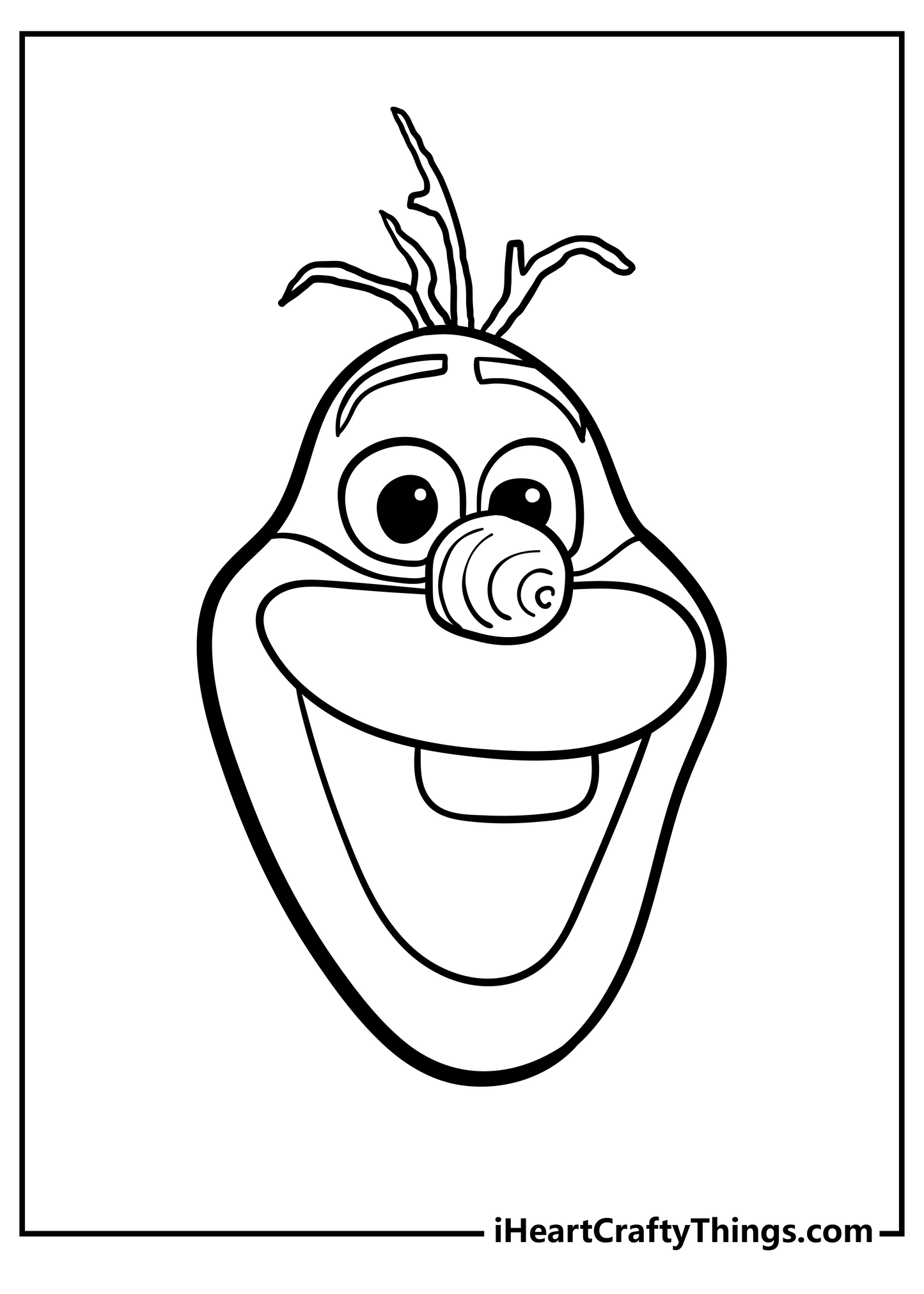 Olaf Coloring Book - 20 pages