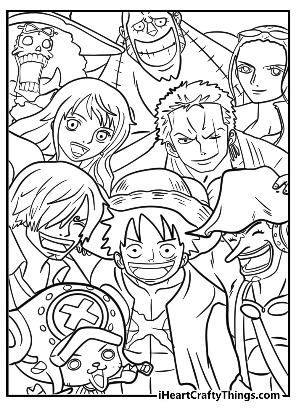 One Piece Coloring Book - 21 pages