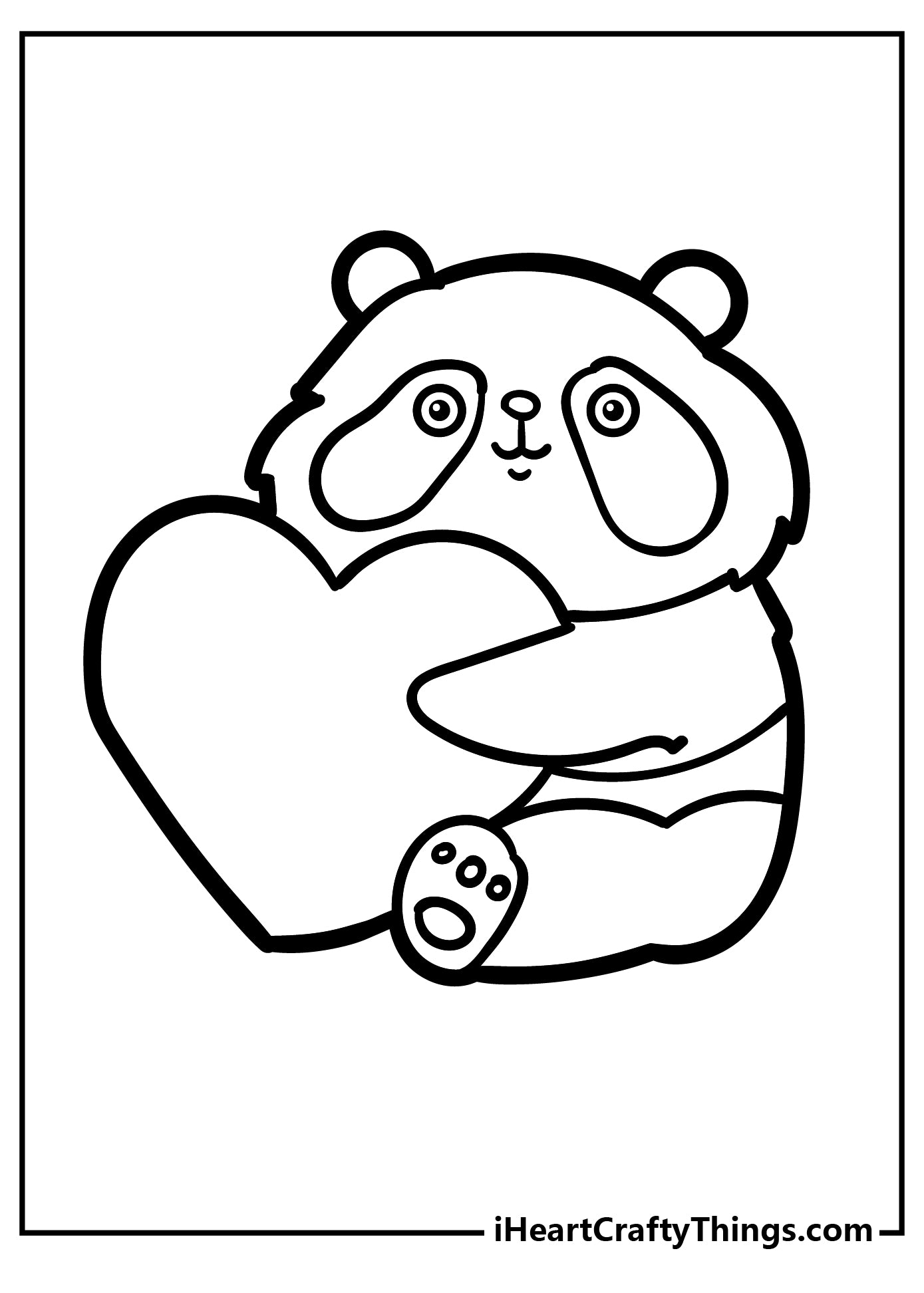 Panda coloring book 15 pages i heart crafty things