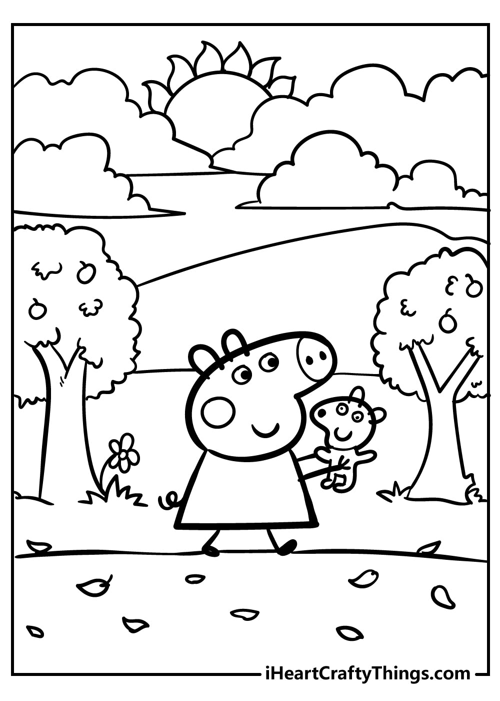 Peppa Pig Coloring Book - 54 pages