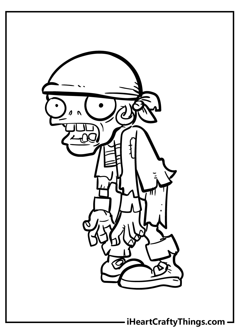 Plants Vs. Zombies Coloring Book - 15 pages