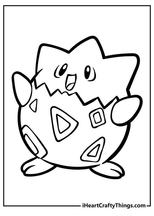 Pokemon Coloring Book - 27 pages