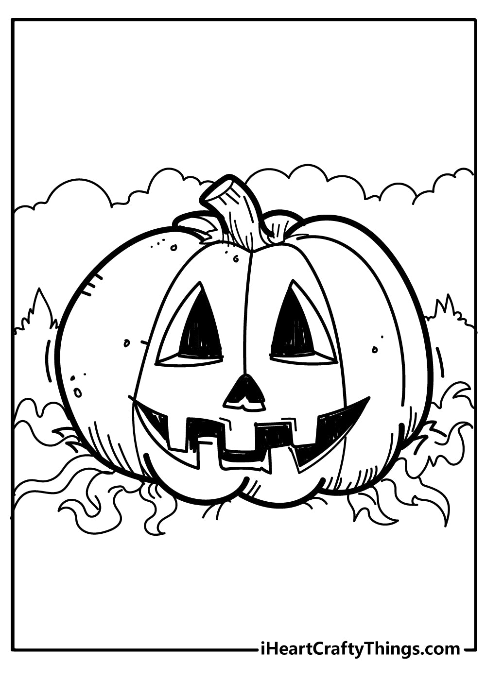 Pumpkin Coloring Book - 25 pages