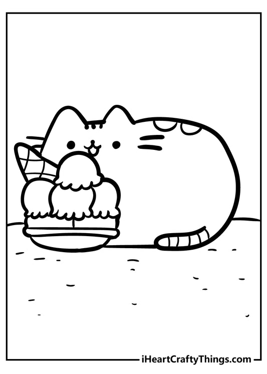 Pusheen Coloring Book - 30 pages