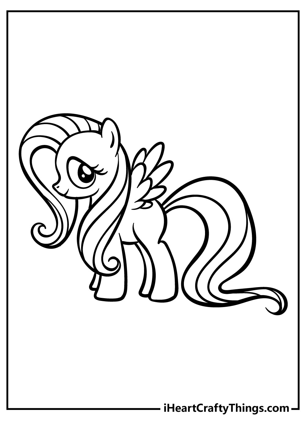 Rainbow Dash Coloring Book - 20 pages