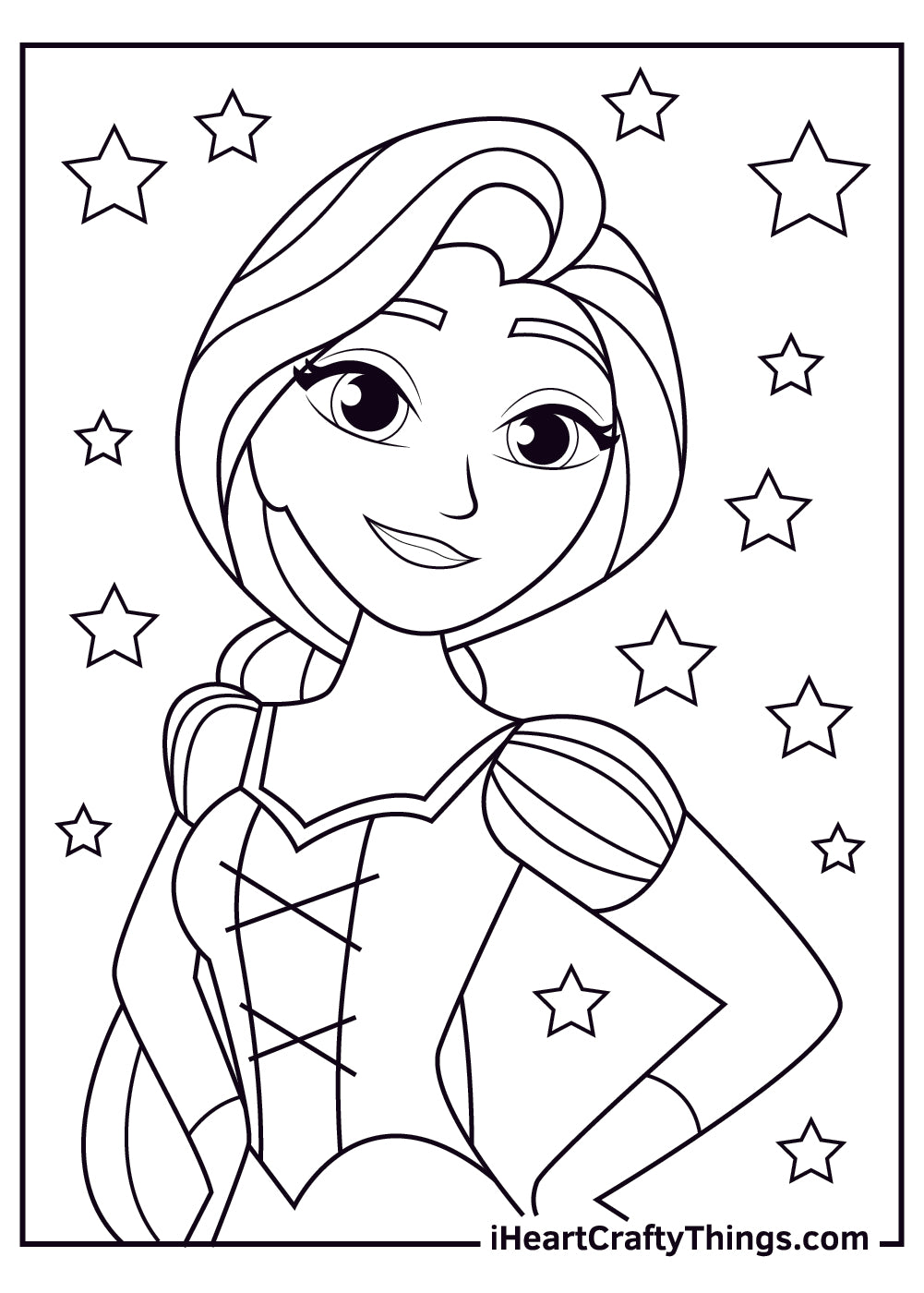 Rapunzel Coloring Book - 15 pages