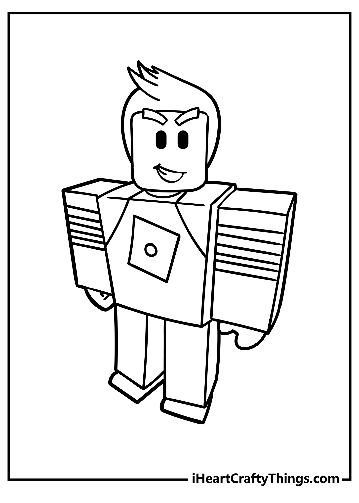 Roblox Coloring Book - 30 pages