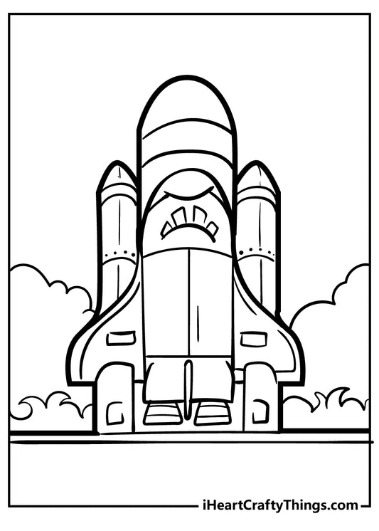 Rocket Coloring Book - 15 pages