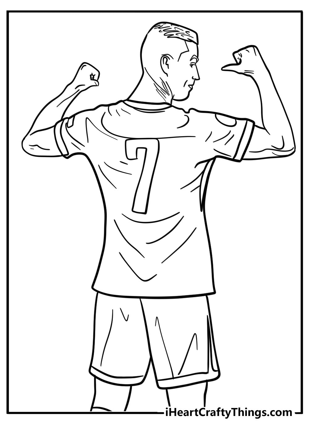 Ronaldo Coloring Book - 25 pages