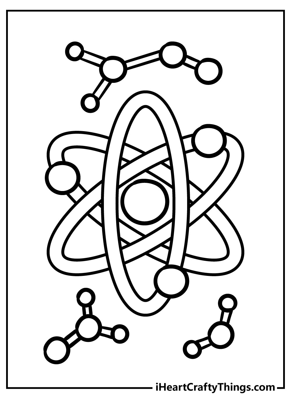 Science Coloring Book - 15 pages