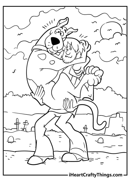 Scooby Doo Coloring Book - 25 pages