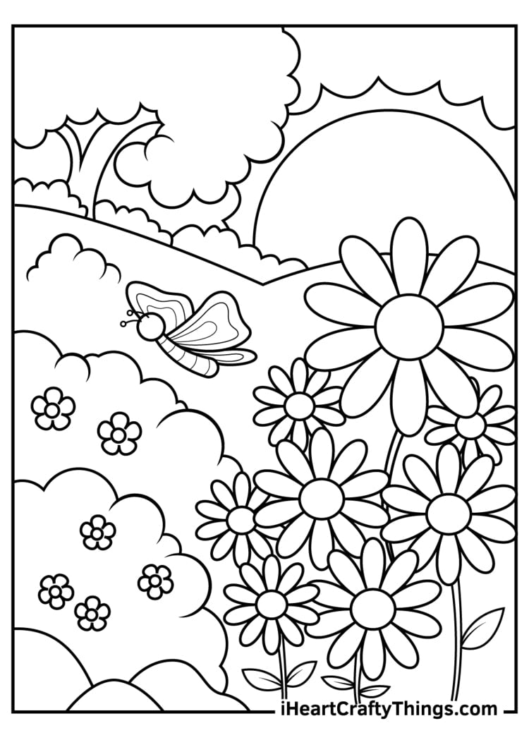 Seasons Coloring Book - 15 pages