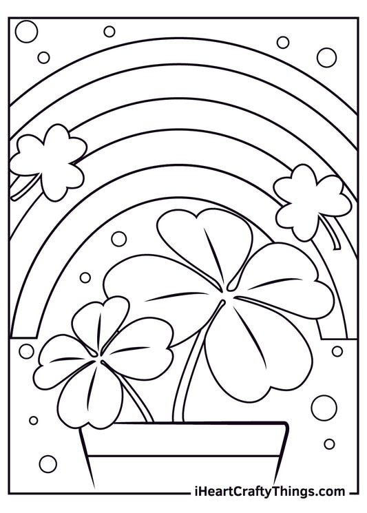 Shamrock Coloring Book - 15 pages