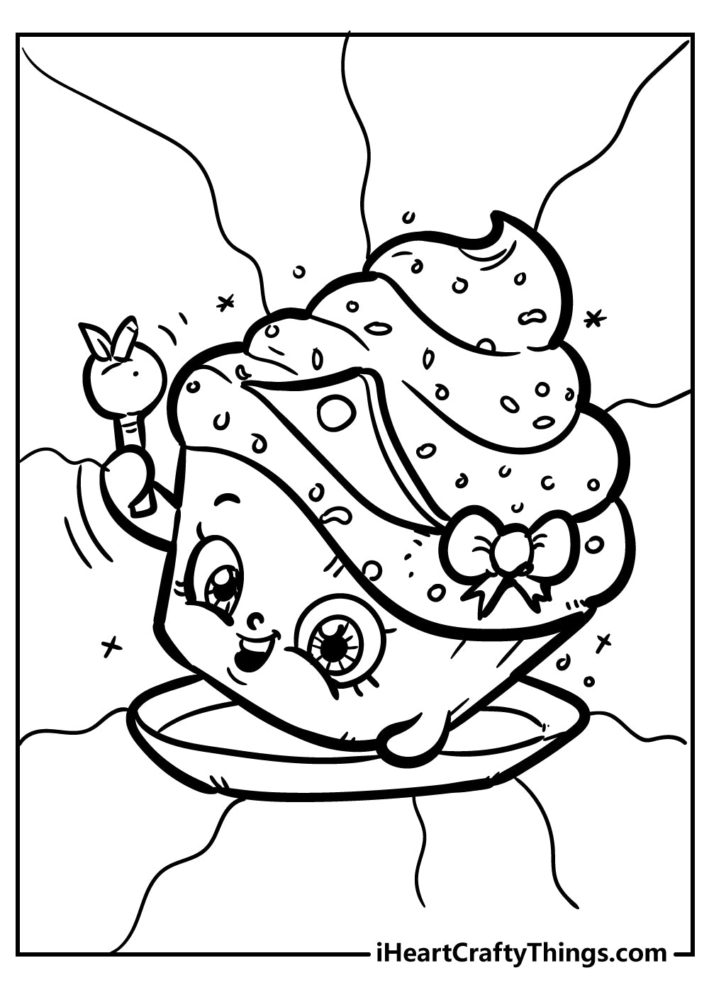 Shopkins Coloring Book - 45 pages