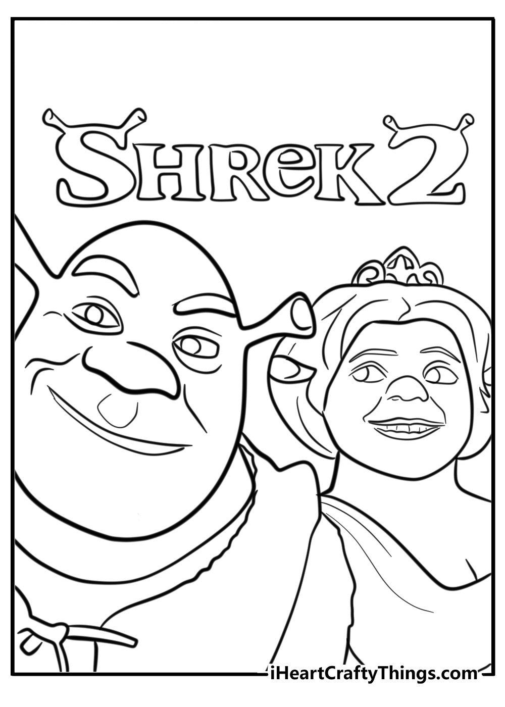 Shrek Coloring Book - 44 pages