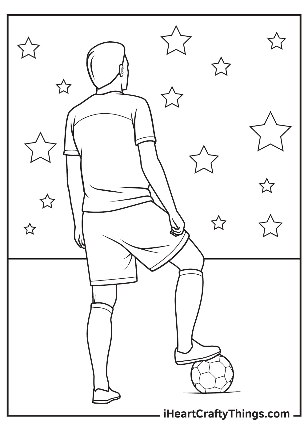 Soccer Coloring Book - 15 pages