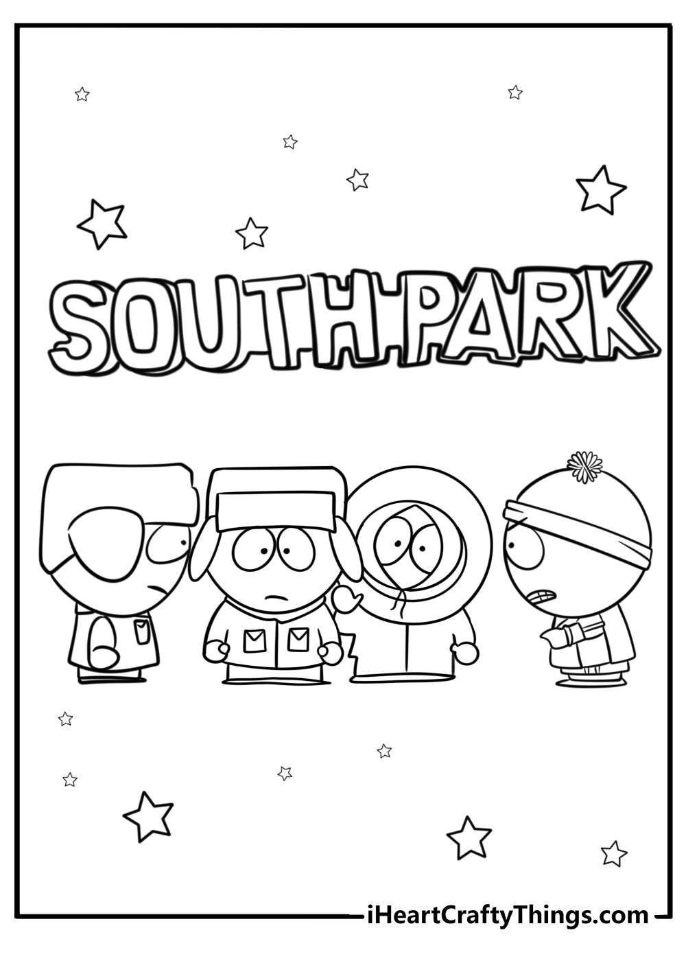 South Park Coloring Book - 25 pages