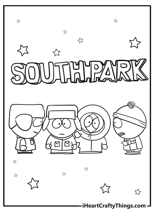 South Park Coloring Book - 25 pages