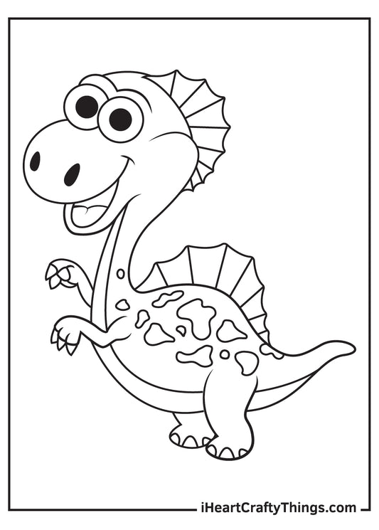 Spinosaurus Coloring Book - 15 pages