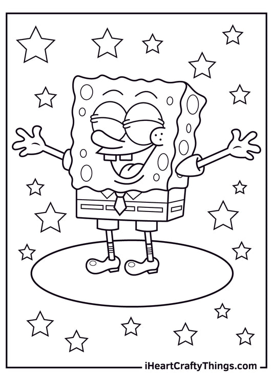 Spongebob Coloring Book - 20 pages