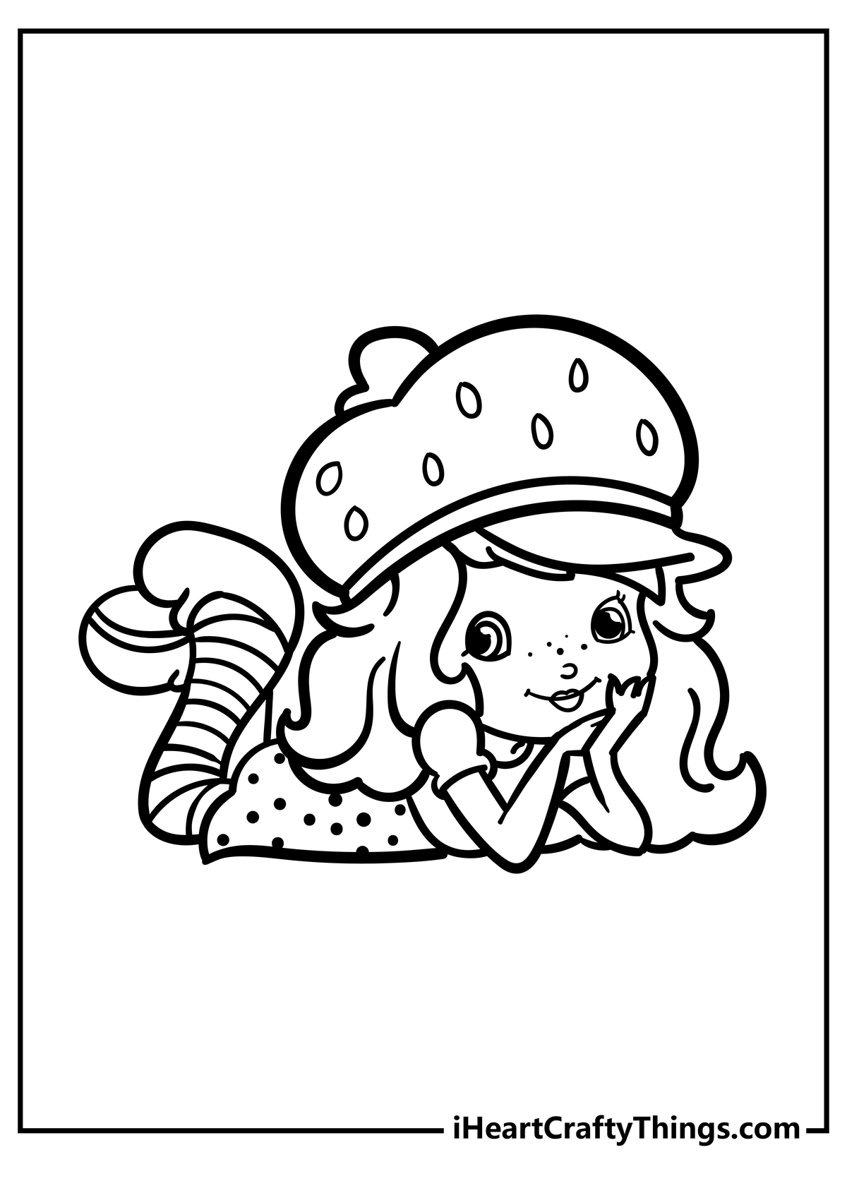 Strawberry Shortcake Coloring Book - 30 pages – I Heart Crafty Things