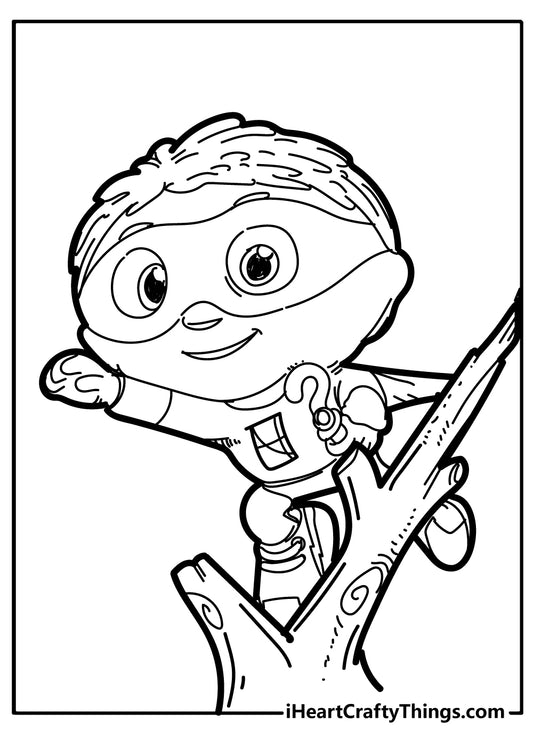 Super Coloring Book - 15 pages