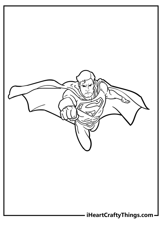 Superman Coloring Book - 20 pages