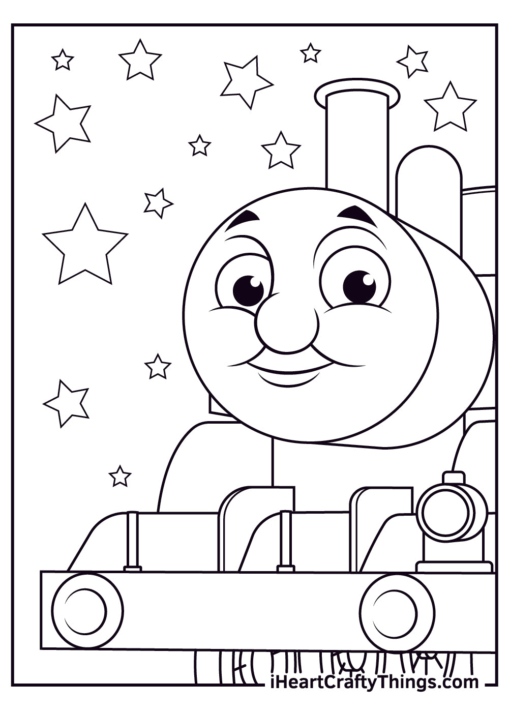 Thomas The Train Coloring Book - 25 pages