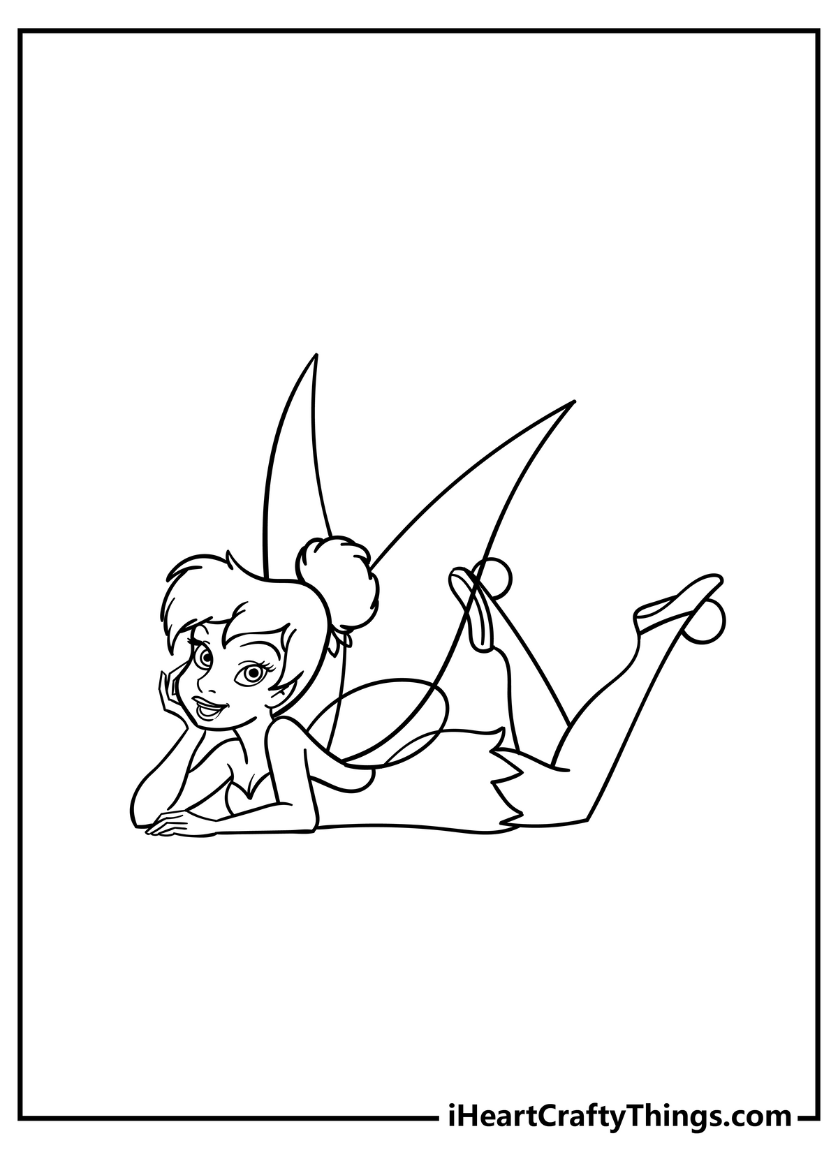 Tinkerbell Coloring Book - 20 pages – I Heart Crafty Things