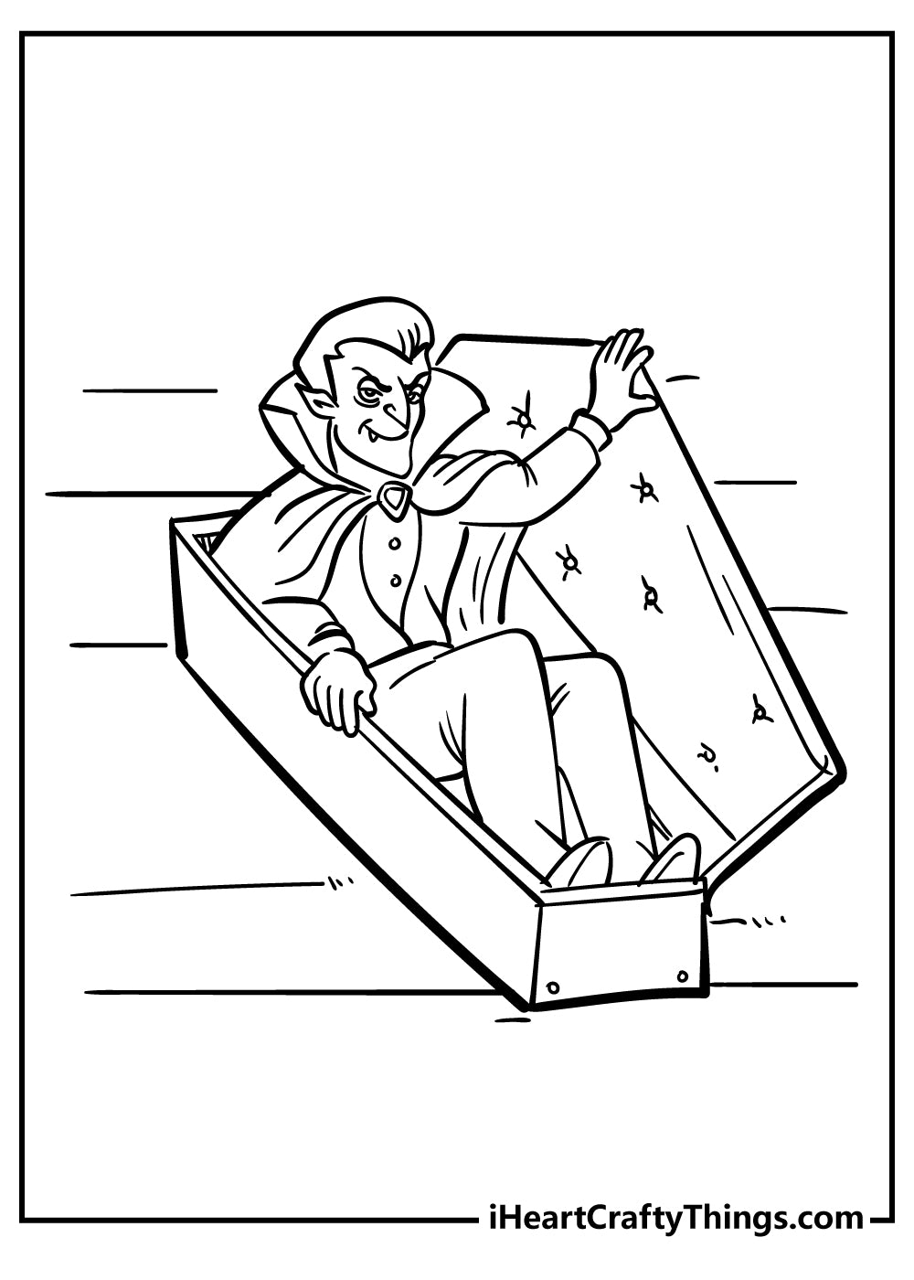 Vampire Coloring Book - 15 pages