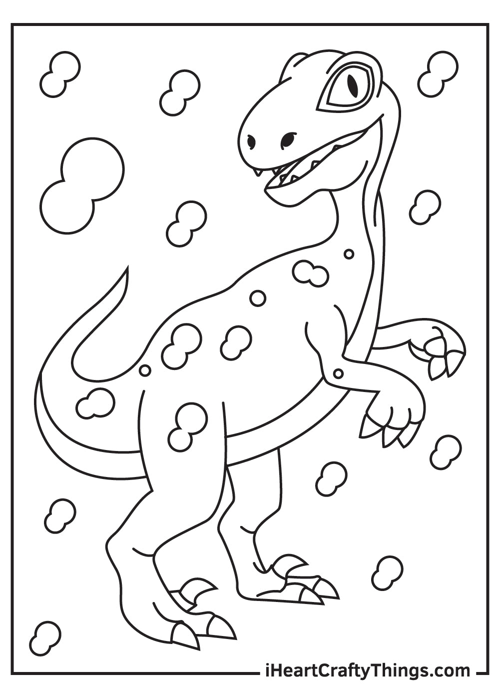 Velociraptor Coloring Book - 15 pages