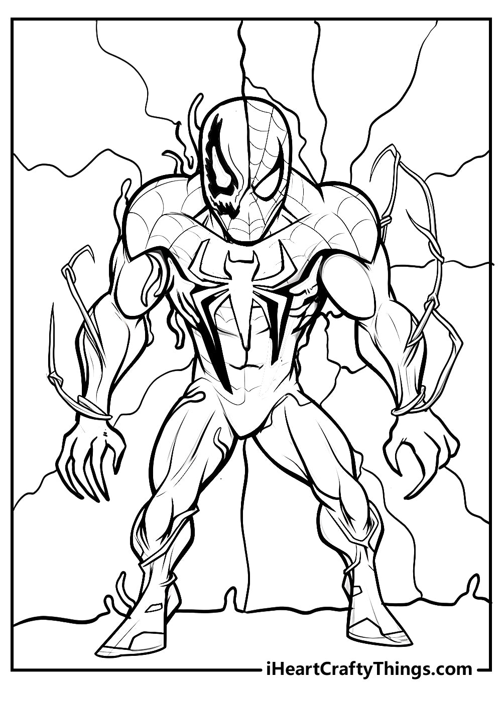 Venom Coloring Book - 15 pages