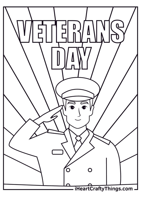 Veteran’s Day Coloring Book - 15 pages