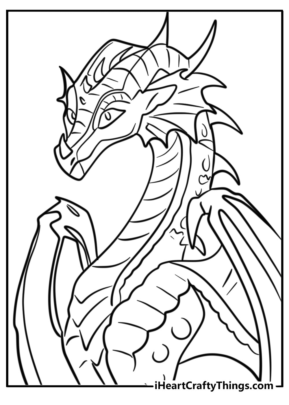 Wings Of Fire Coloring Book - 40 pages