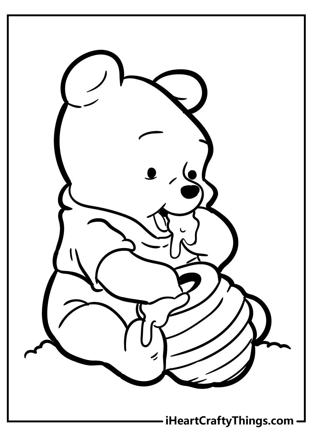 Winnie The Pooh Coloring Book - 35 pages