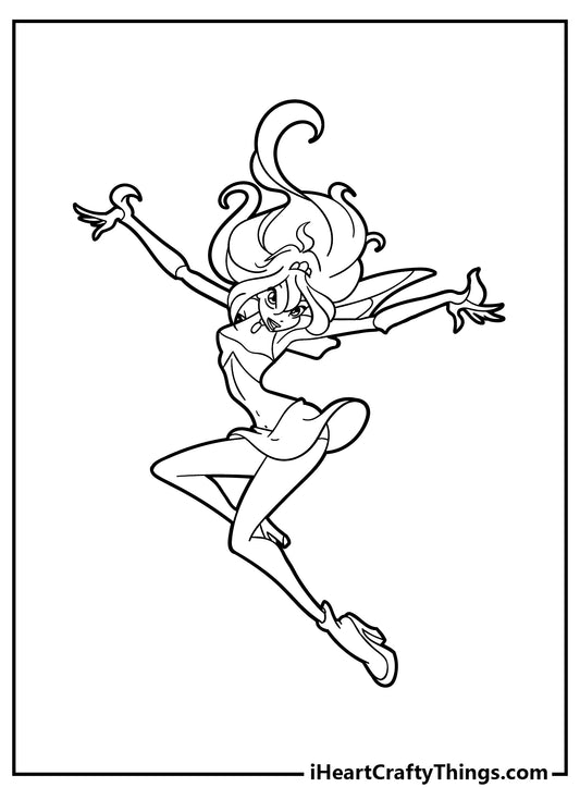 Winx Coloring Book - 15 pages