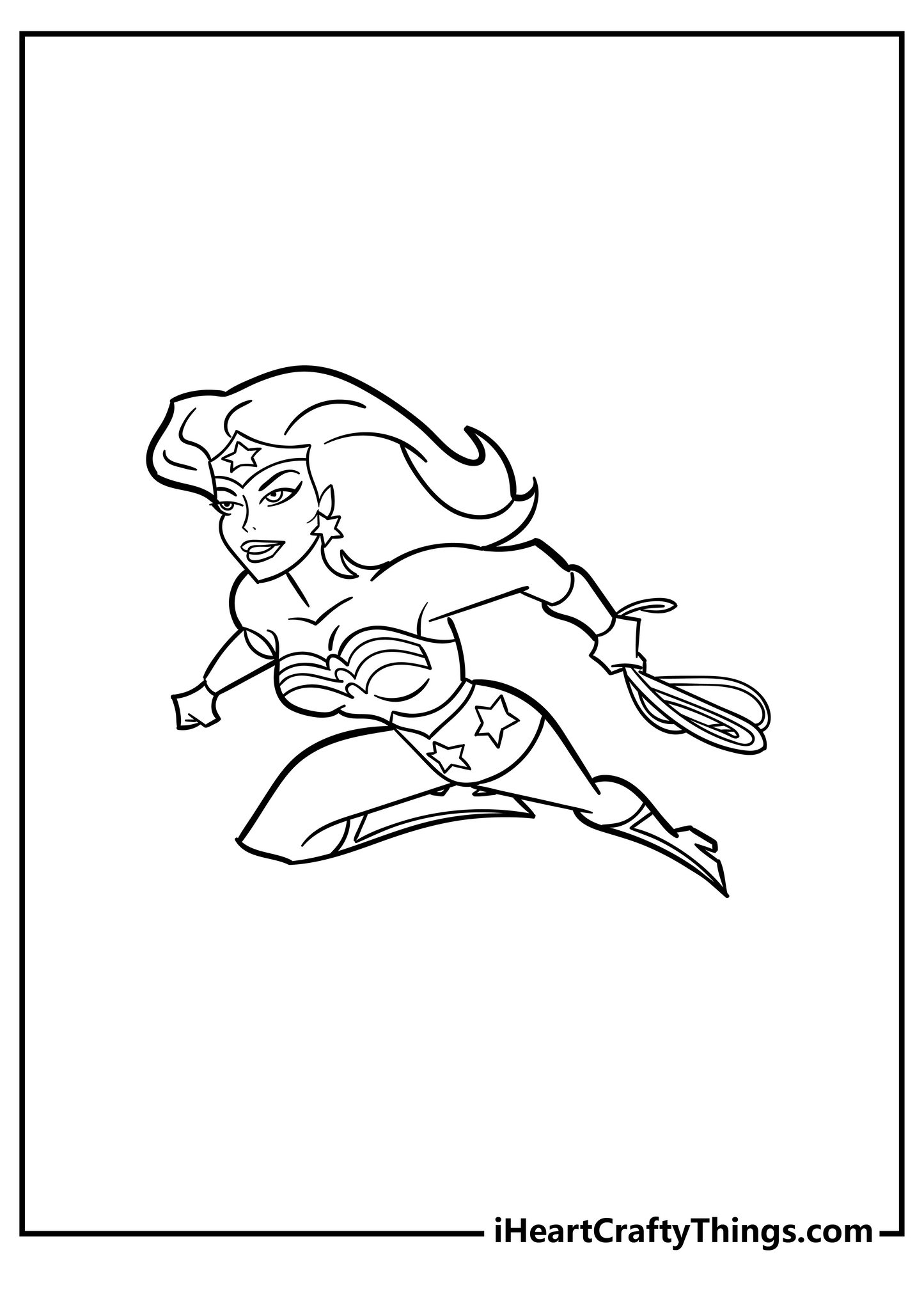 Wonder Woman Coloring Book - 20 pages