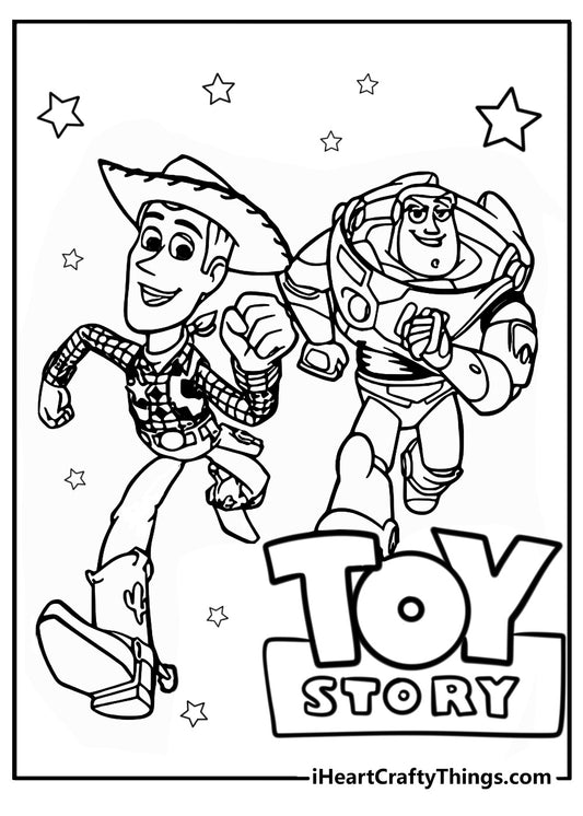 Woody Coloring Book - 31 pages