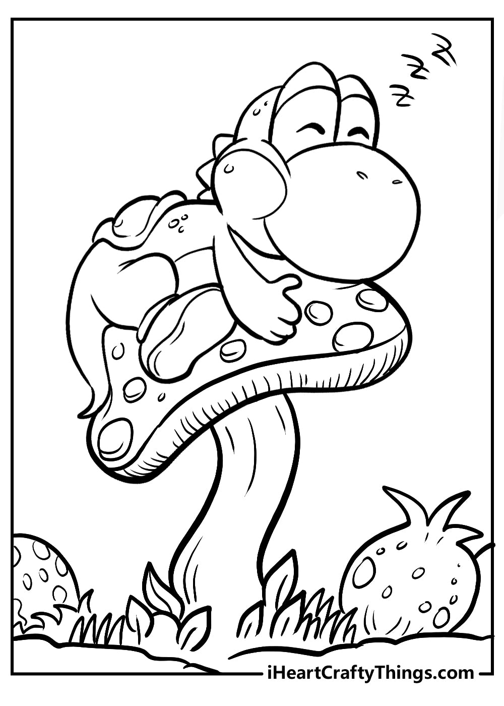 Yoshi Coloring Book - 15 pages